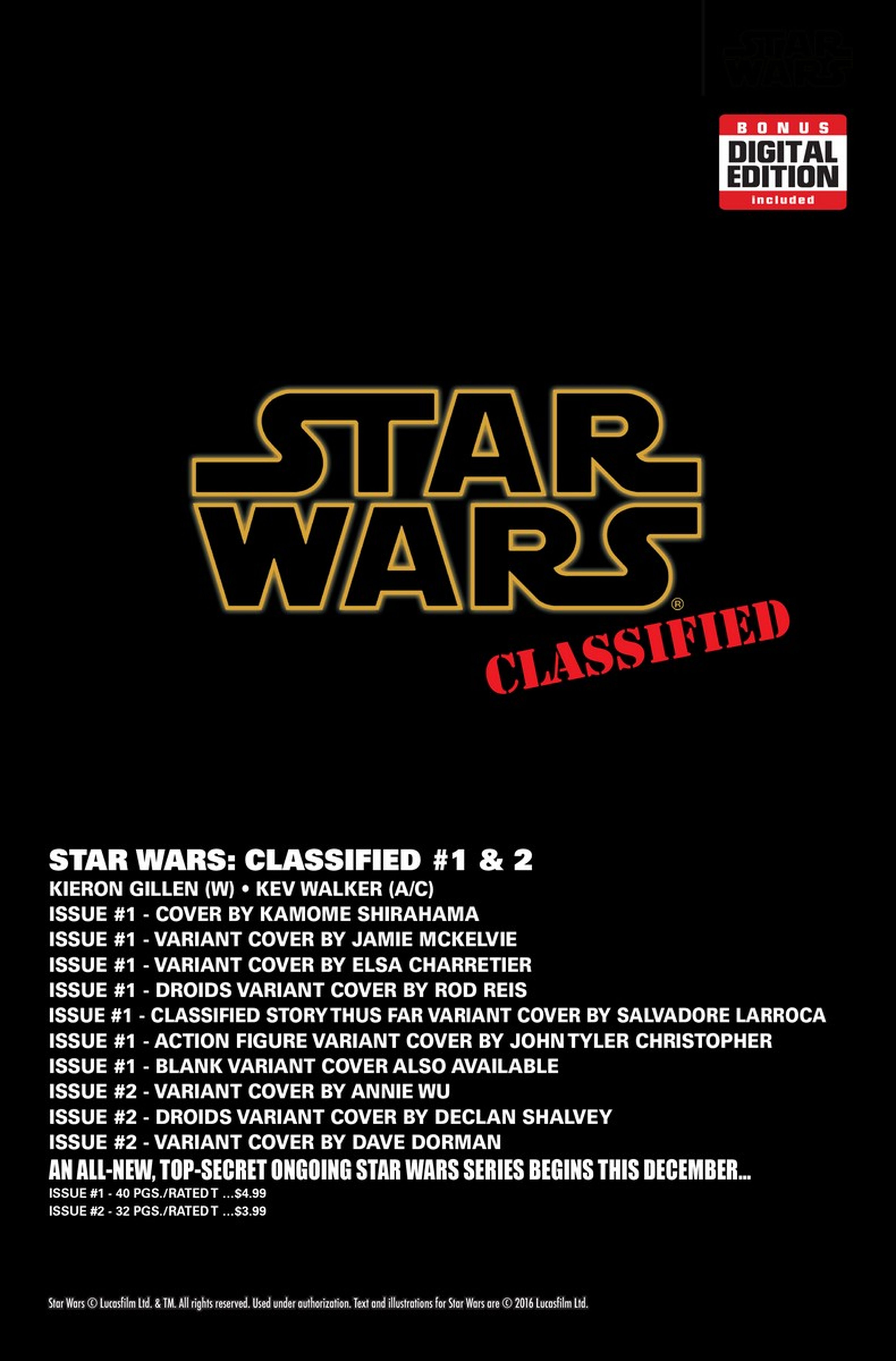 Star Wars Clasificado