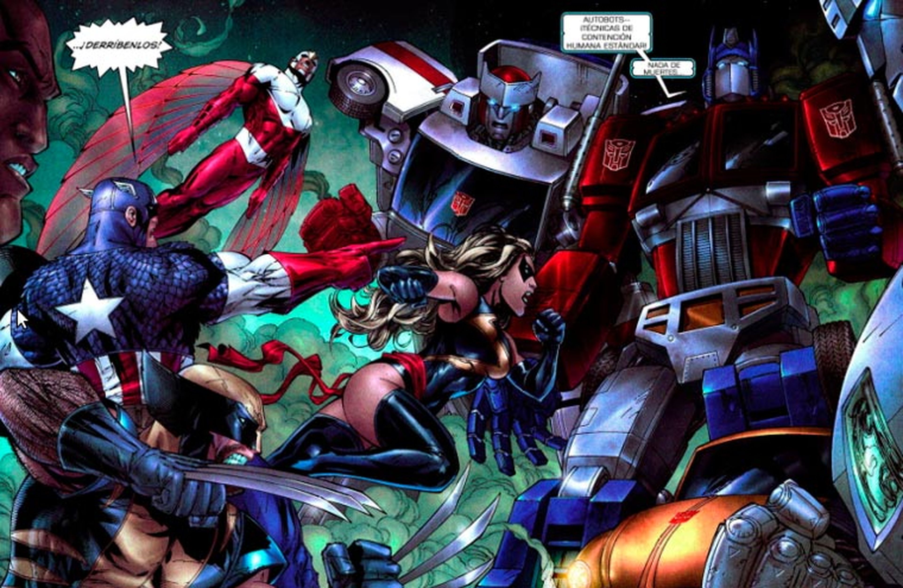 Vengadores vs Transformers