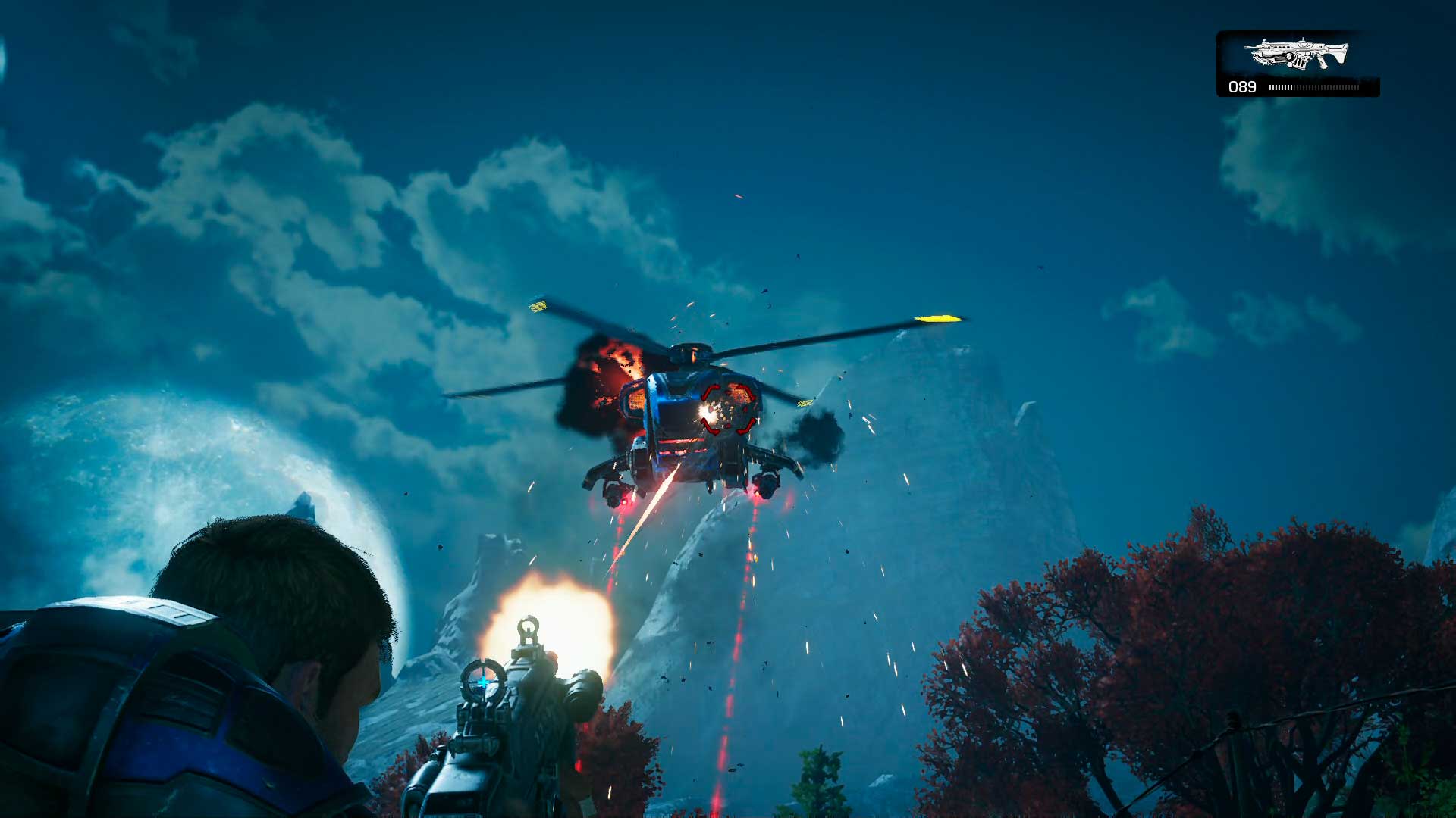 Análisis Gears of War 4 helicóptero Análisis Gears of War 4 helicóptero