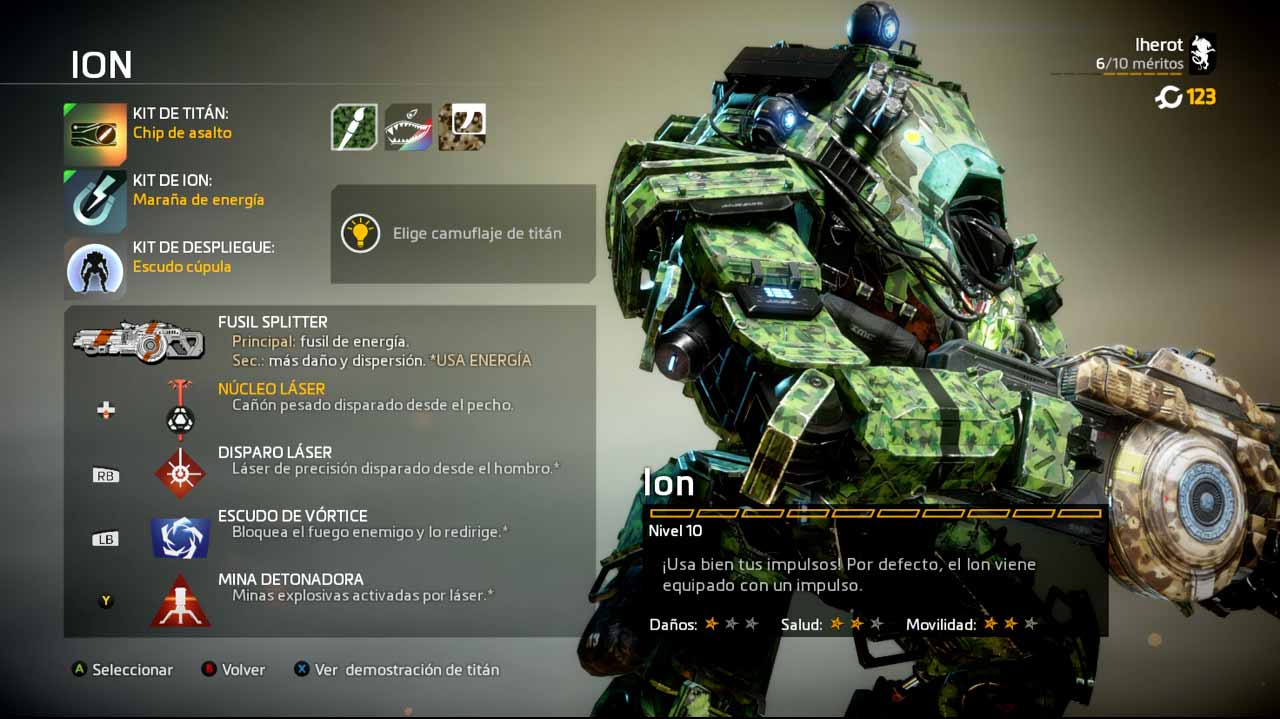 Análisis Titanfall 2 personalización Análisis Titanfall 2 personalización