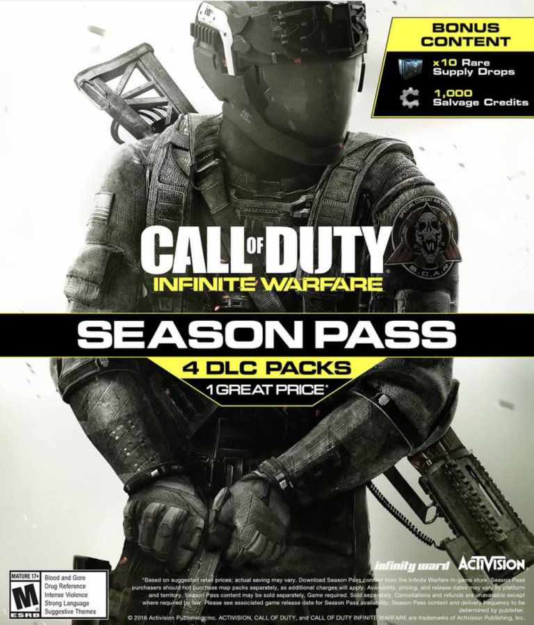 Call of Duty Infinite Warfare pase de temporada Call of Duty Infinite Warfare pase de temporada