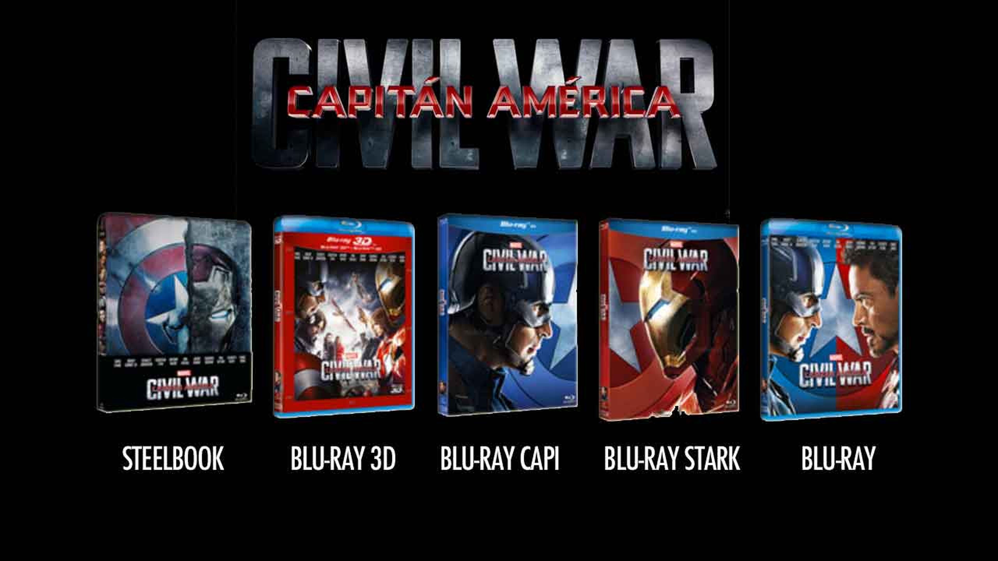 Capitán América: Civil War Blu-Ray