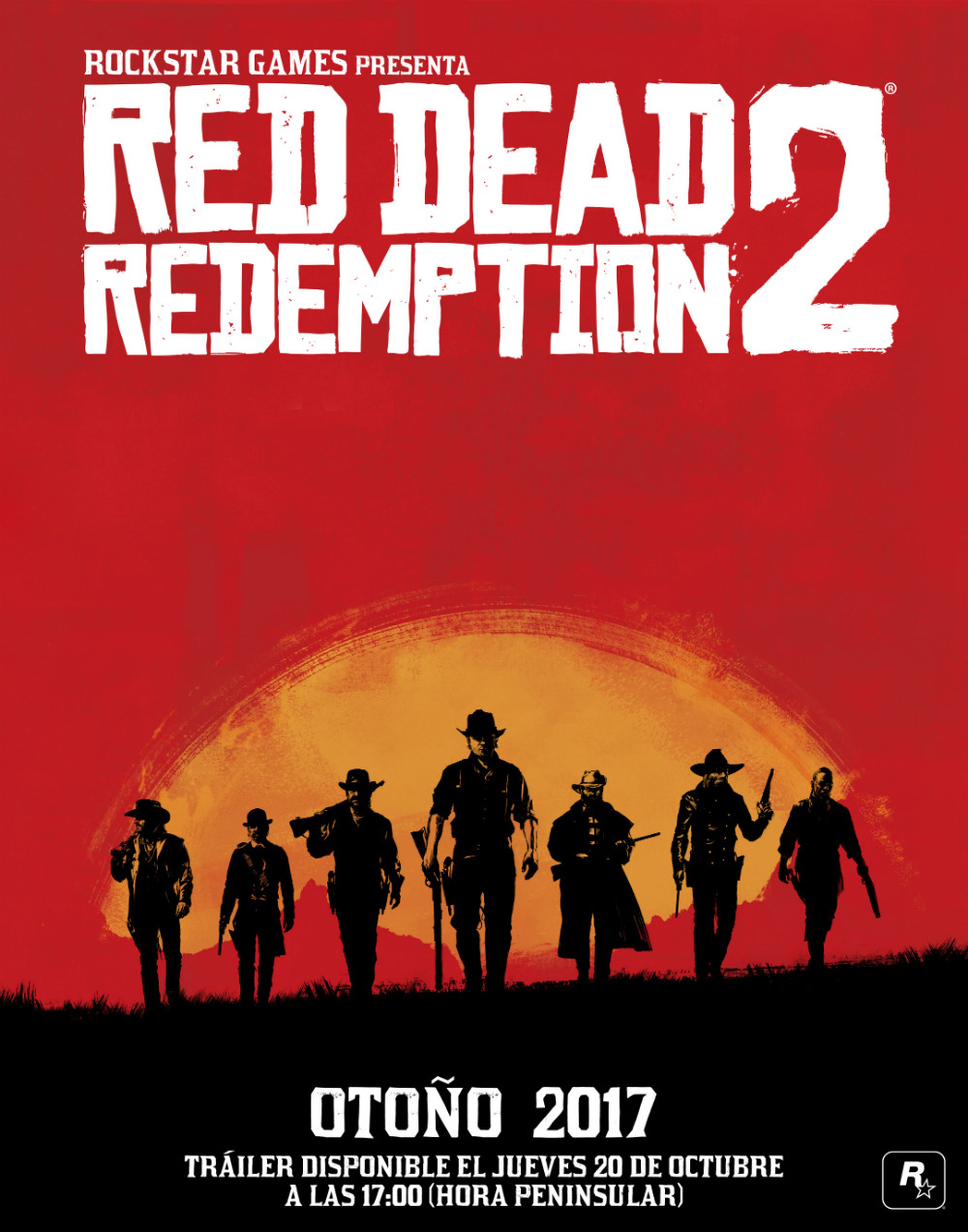 Cartel oficial de Red Dead Redemption 2