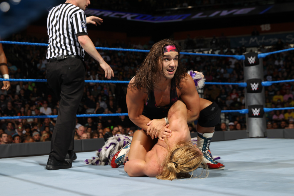 Chad Gable vs Tyler Breeze Chad Gable vs Tyler Breeze