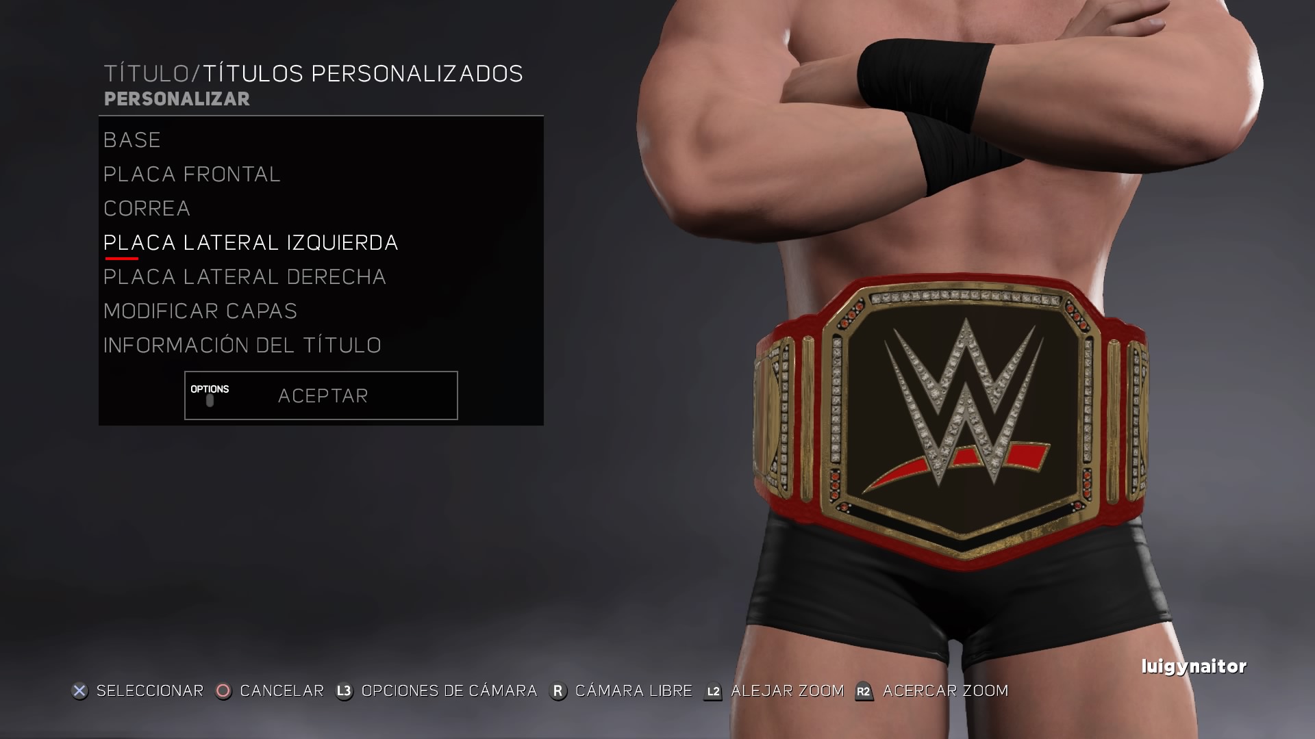 El Editor de WWE 2K17 permite crear los Campeonatos ausentes WWE 2K17 - Análisis