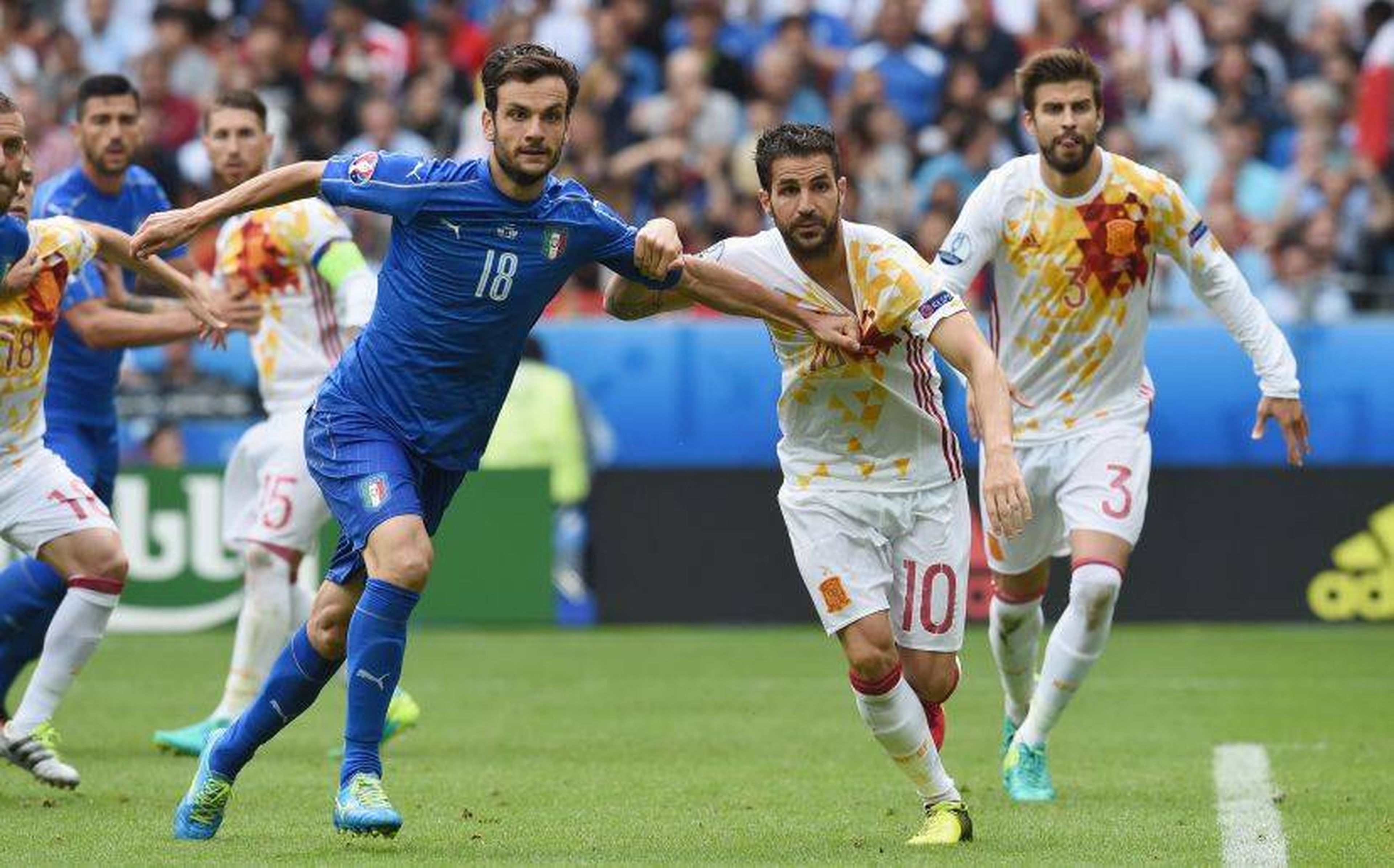 Italia-España - Mundial de Rusia 2018