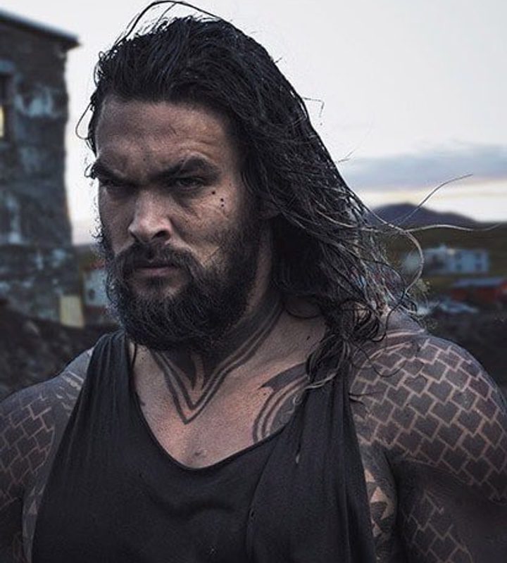 Jason Momoa como Aquaman Jason Momoa como Aquaman