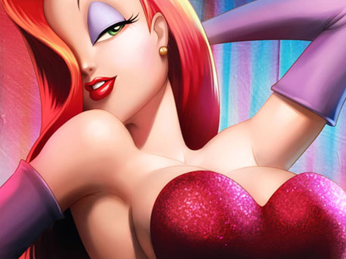 La modelo Alessandra Ambrosio se disfraza de Jessica Rabbit por Halloween