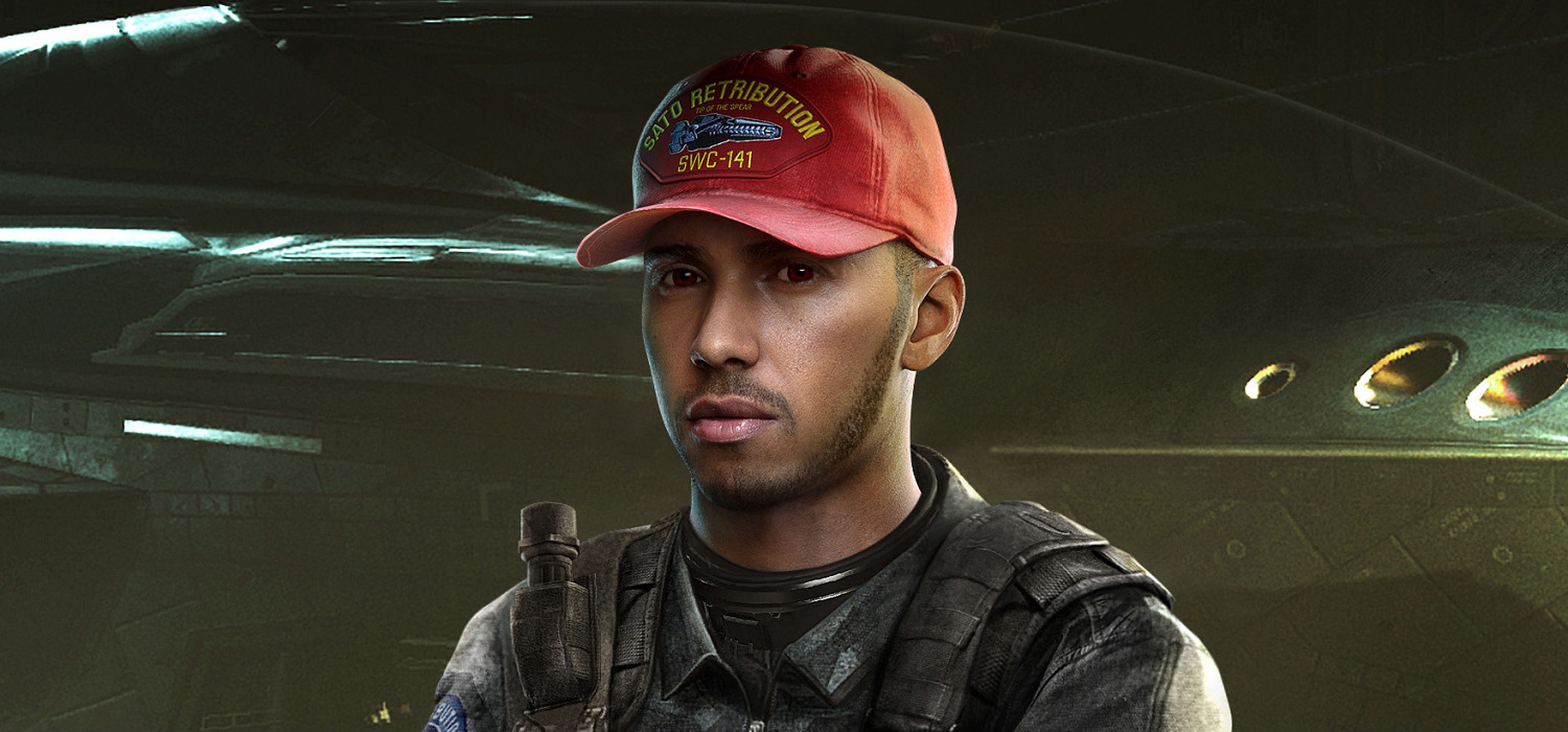 Lewis Hamilton en Call of Duty Infinite Warfare