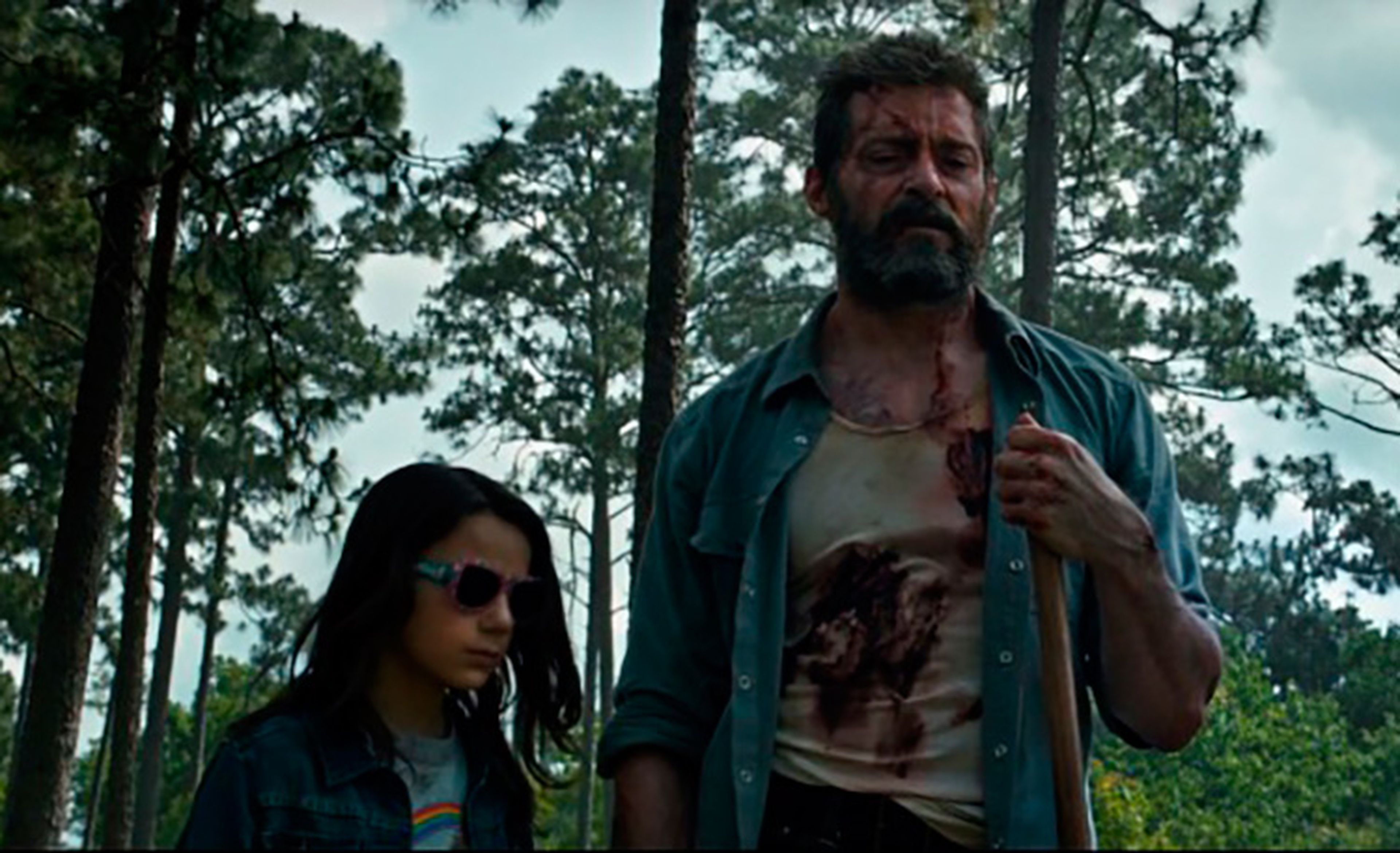 Logan y X-23 en el tráiler de la película