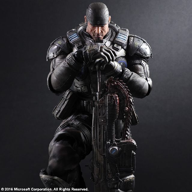 Gears of War - Marcus Fenix ya tiene su figura Play Arts Kai