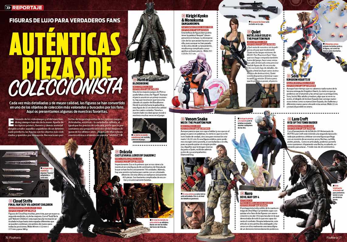 Las mejores figuras en Playmanía 216 Las mejores figuras en Playmanía 216