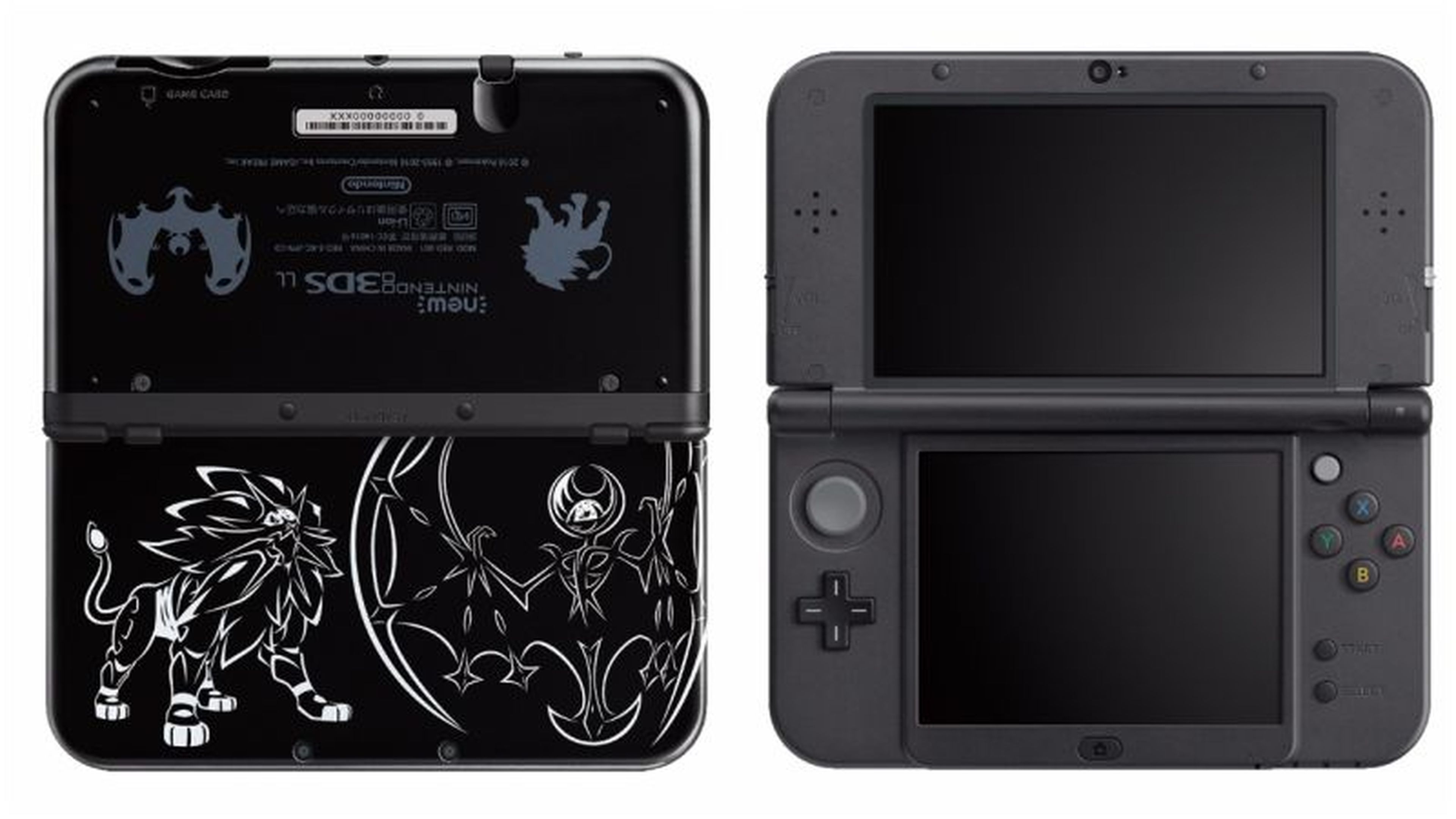 New Nintendo 3DS XL edición limitada Solgaleo y Lunala