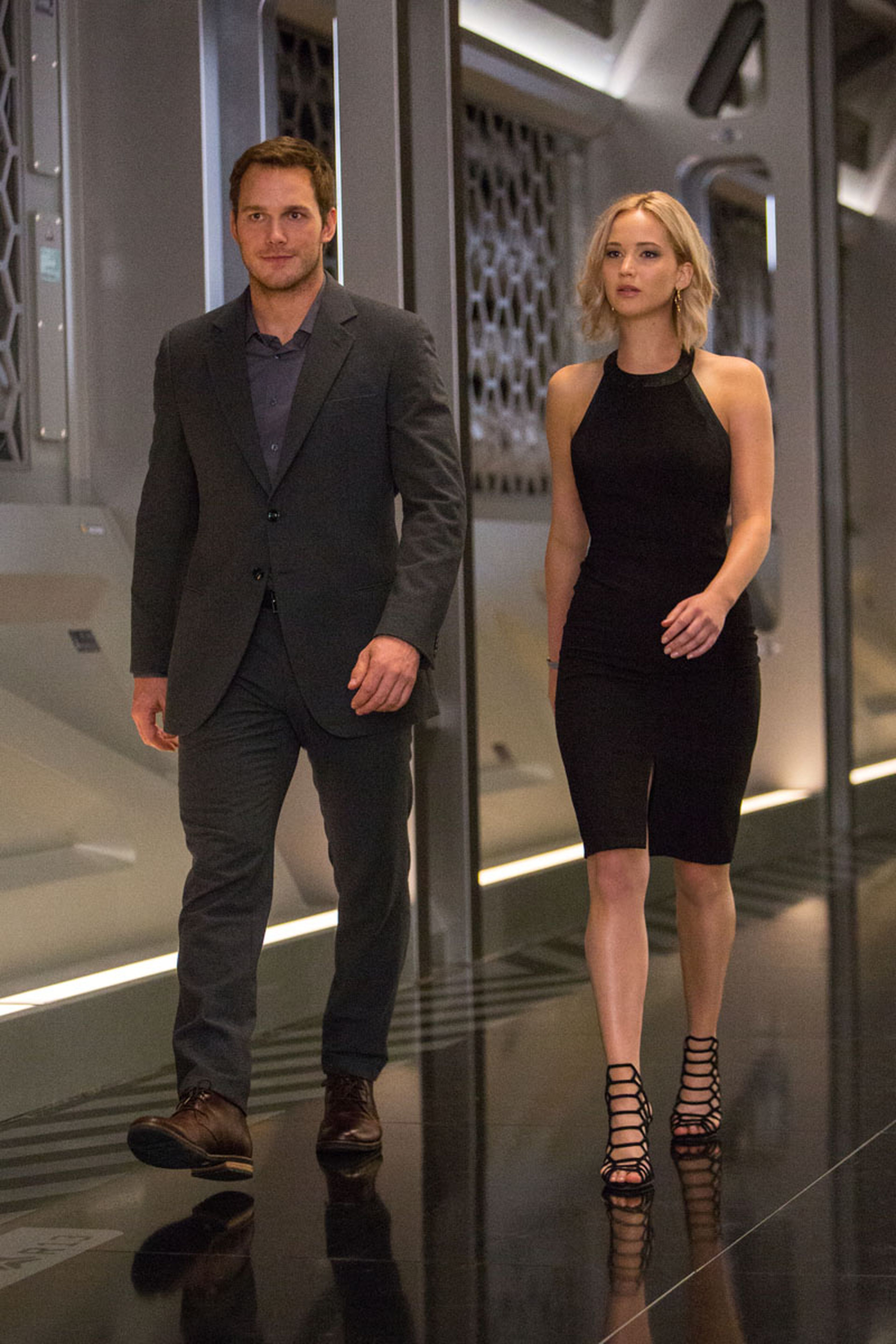 Passengers - nuevas fotos de Chris Pratt y Jennifer Lawrence