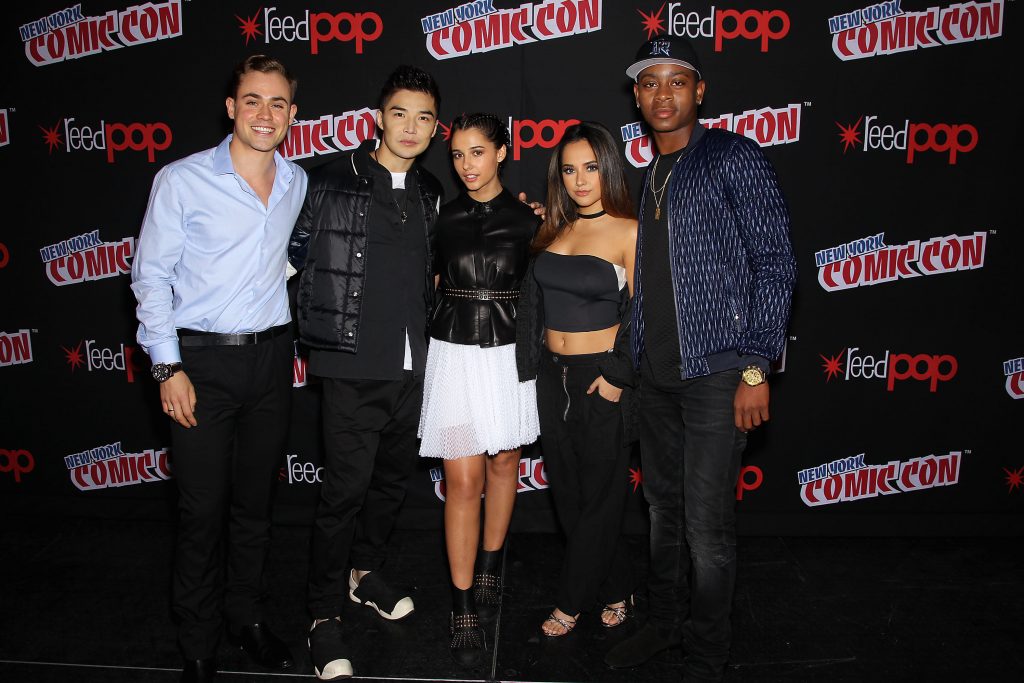 Power Rangers Comic-Con Nueva York, Dacre Montgomery, Naomi Scott,