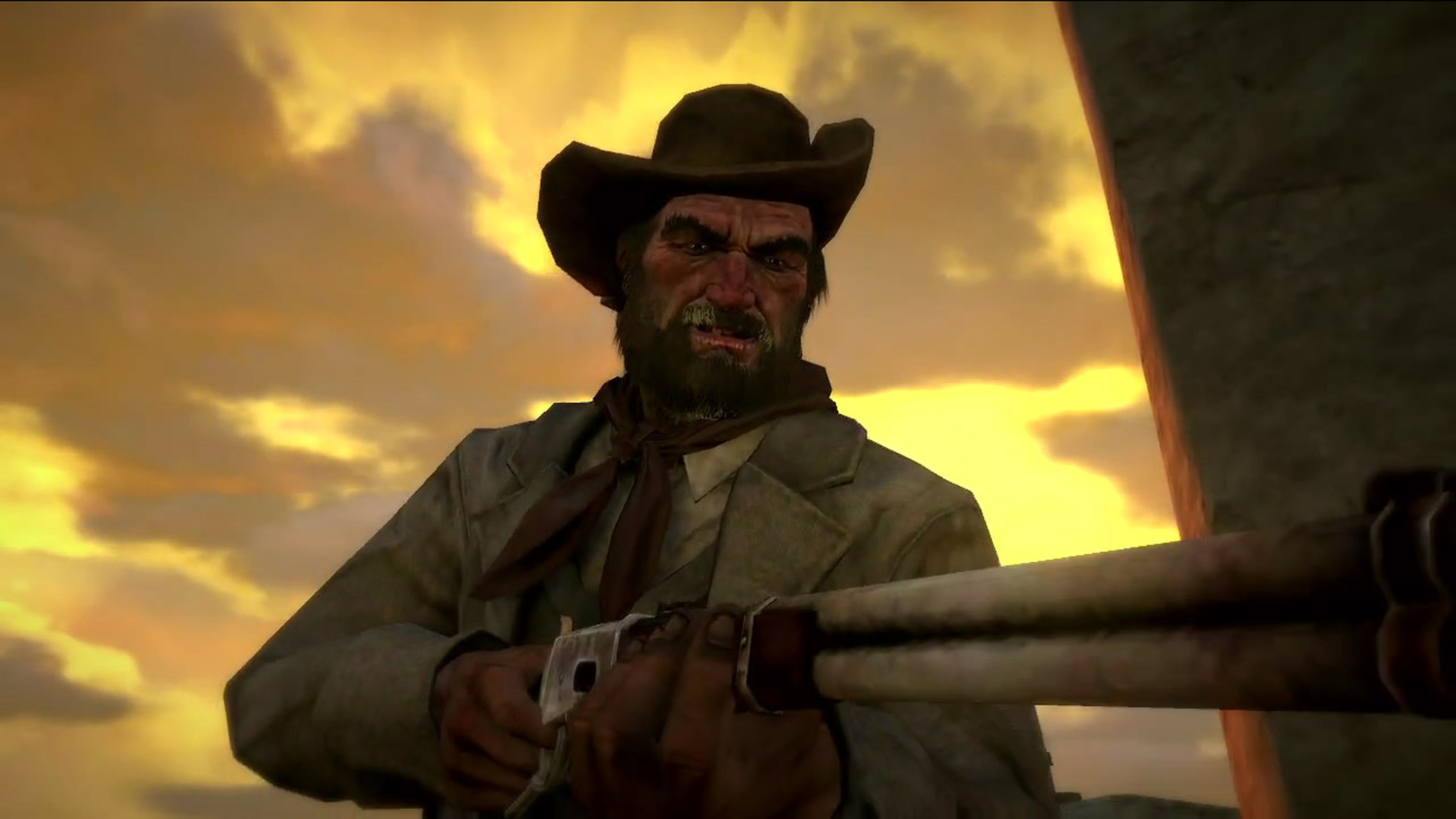 Bill Williamson podría ser la tercera figura por la derecha del cartel de Red Dead Redemption 2
