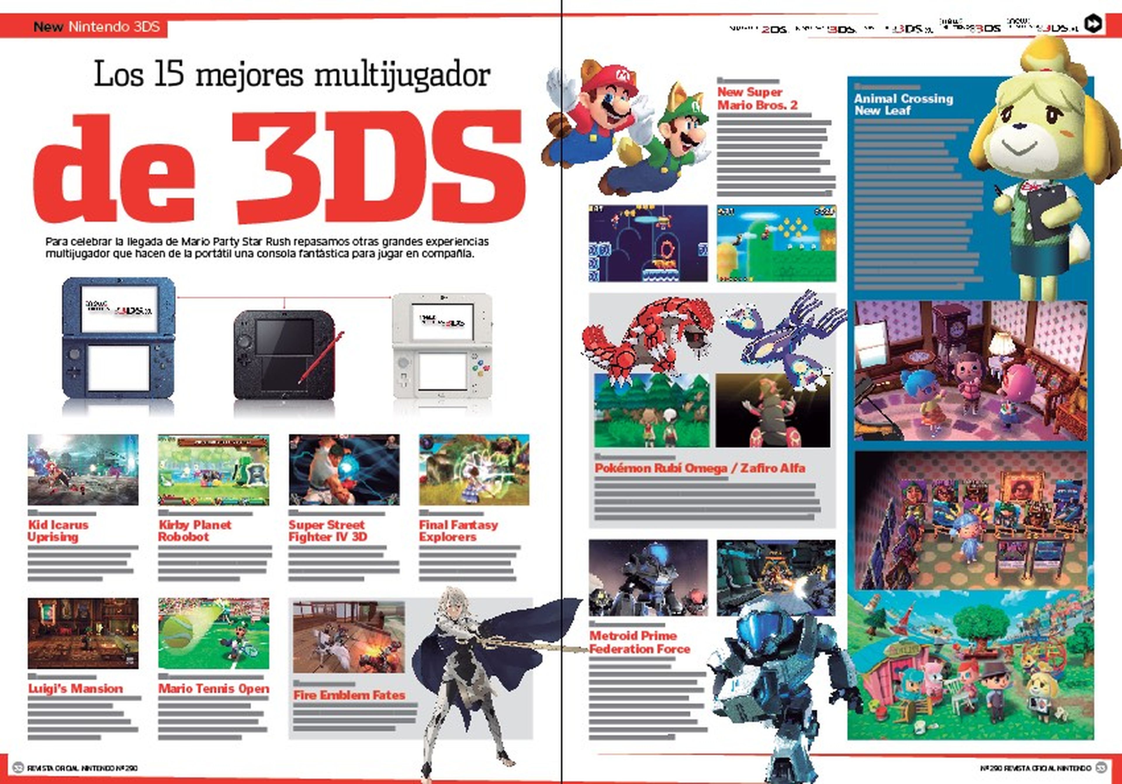 Reportaje los 15 mejores juegos multijugador de 3DS