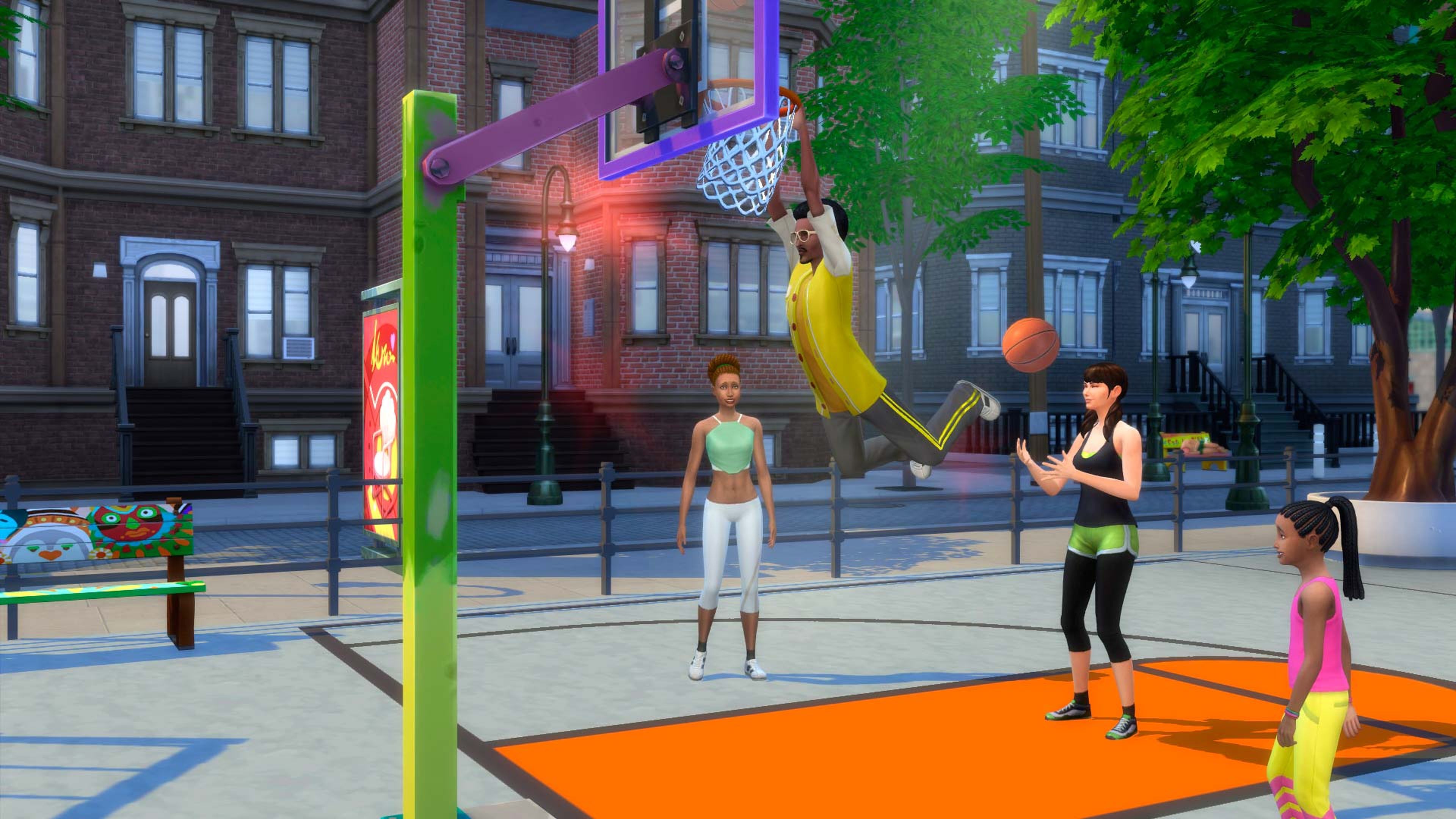 El streetball se integra en los clubes para retar a partidos callejeros a otras bandas rivales.