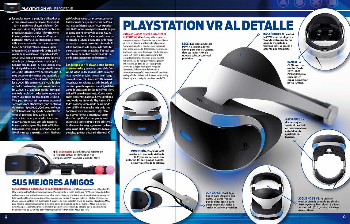 Todo sobre PlayStation VR en Playmanía 216 Todo sobre PlayStation VR en Playmanía 216