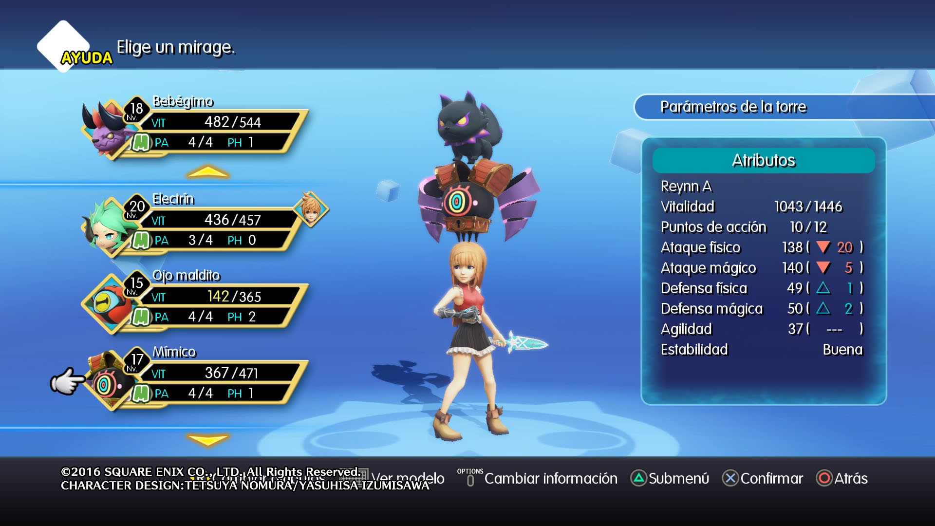World of Final Fantasy - Torre WoFF - Torre
