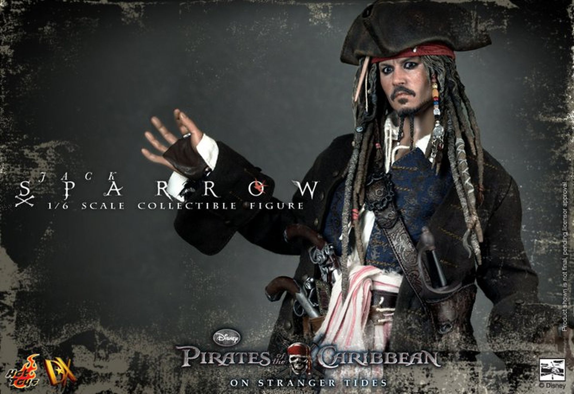 6. Jack Sparrow (Piratas del Caribe) - DX06