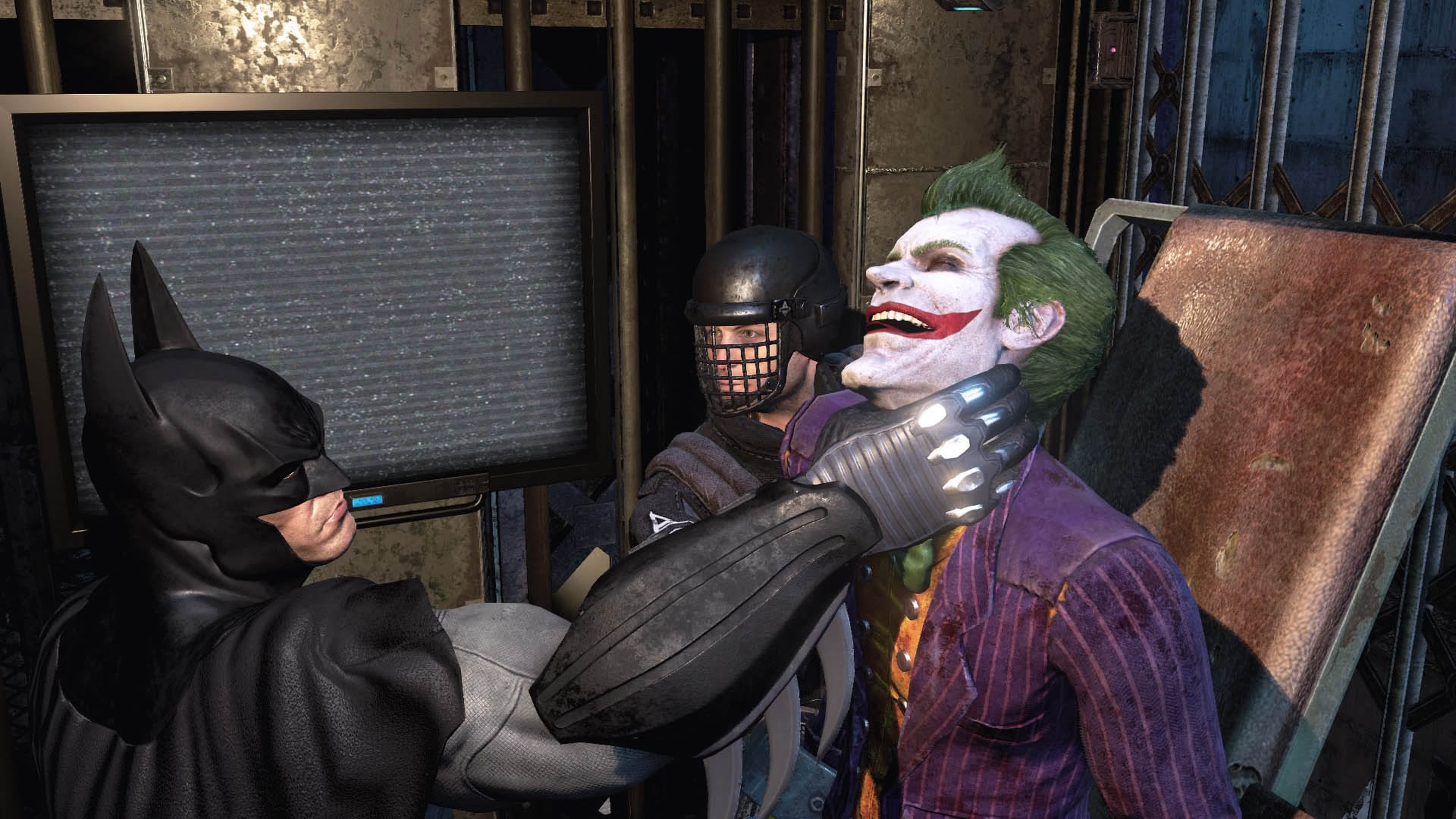 El juego da comienzo cuando entregamos a Joker y es internado en Arkham Asylum.