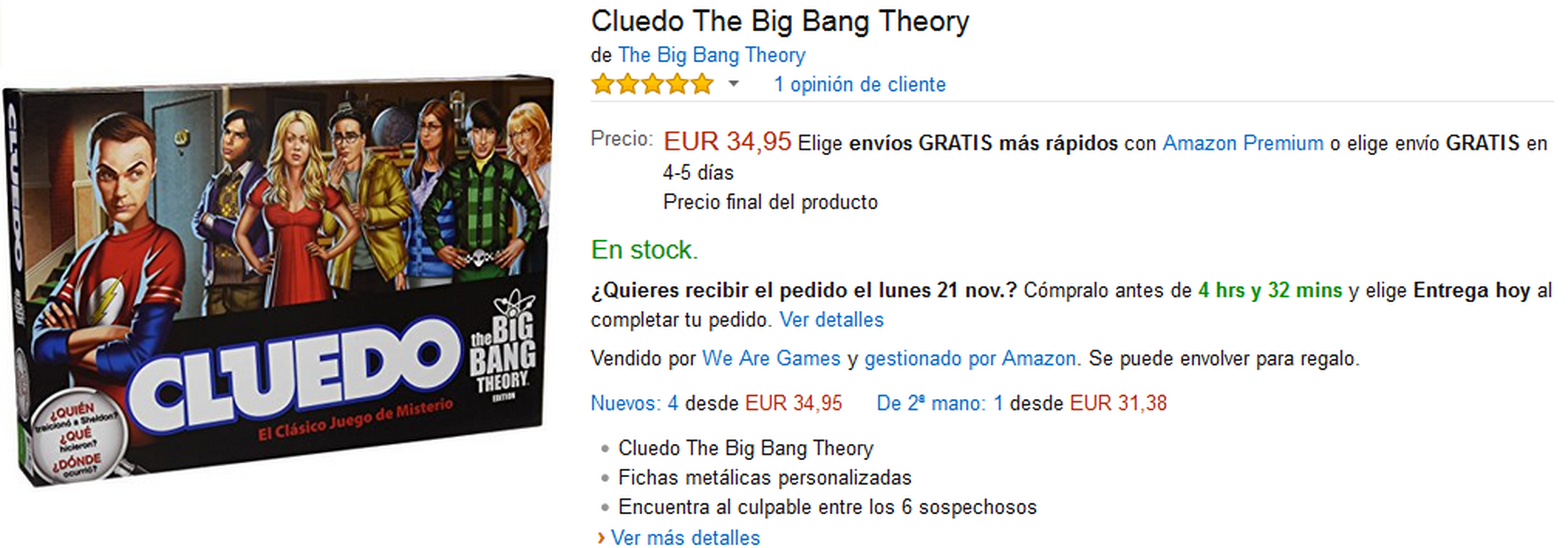 Cluedo The Big Bang Theory por 27,85 €