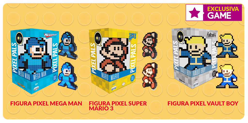 Lámparas Pixels GAME Lámparas Pixels GAME
