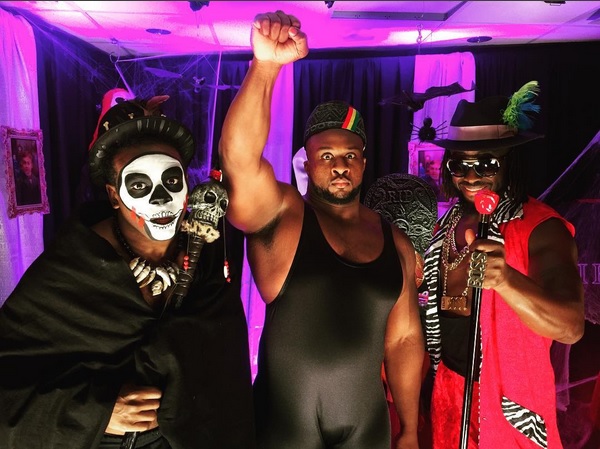 The New Day se disfrazan de iconos afroamericanos por Halloween The New Day se disfrazan de iconos afroamericanos por Halloween