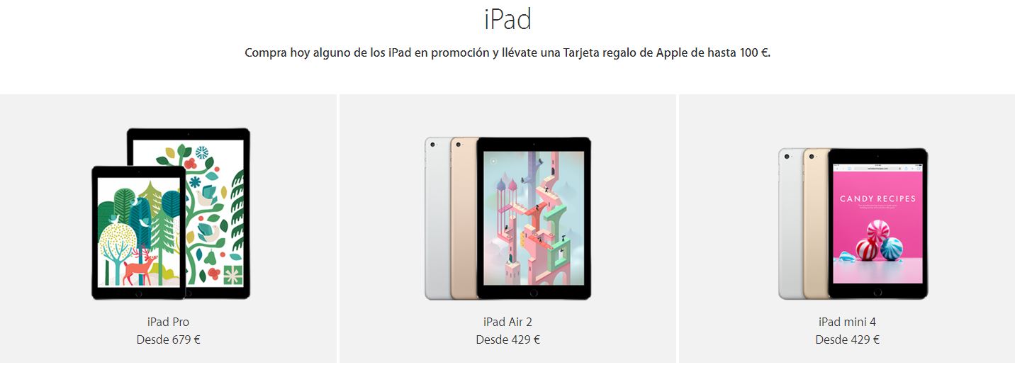 Ofertas en iPad Ofertas en iPad