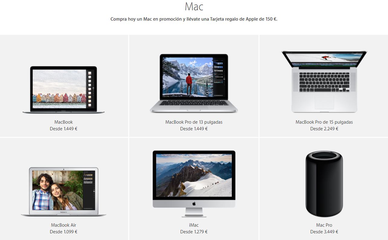 Ofertas en ordenadores Mac Pro, iMac y MacBook Ofertas en ordenadores Mac Pro, iMac y MacBook