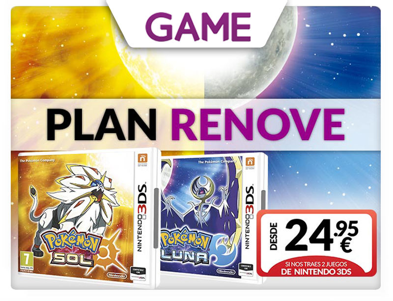 Pokémon Sol y Pokémon Luna en GAME Pokémon Sol y Pokémon Luna en GAME