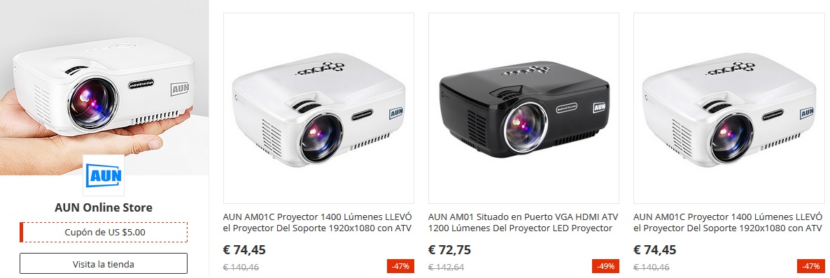 Los proyectores AUN estarán en oferta el 11 del 11 de AliExpress Los proyectores AUN estarán en oferta el 11 del 11 de AliExpress