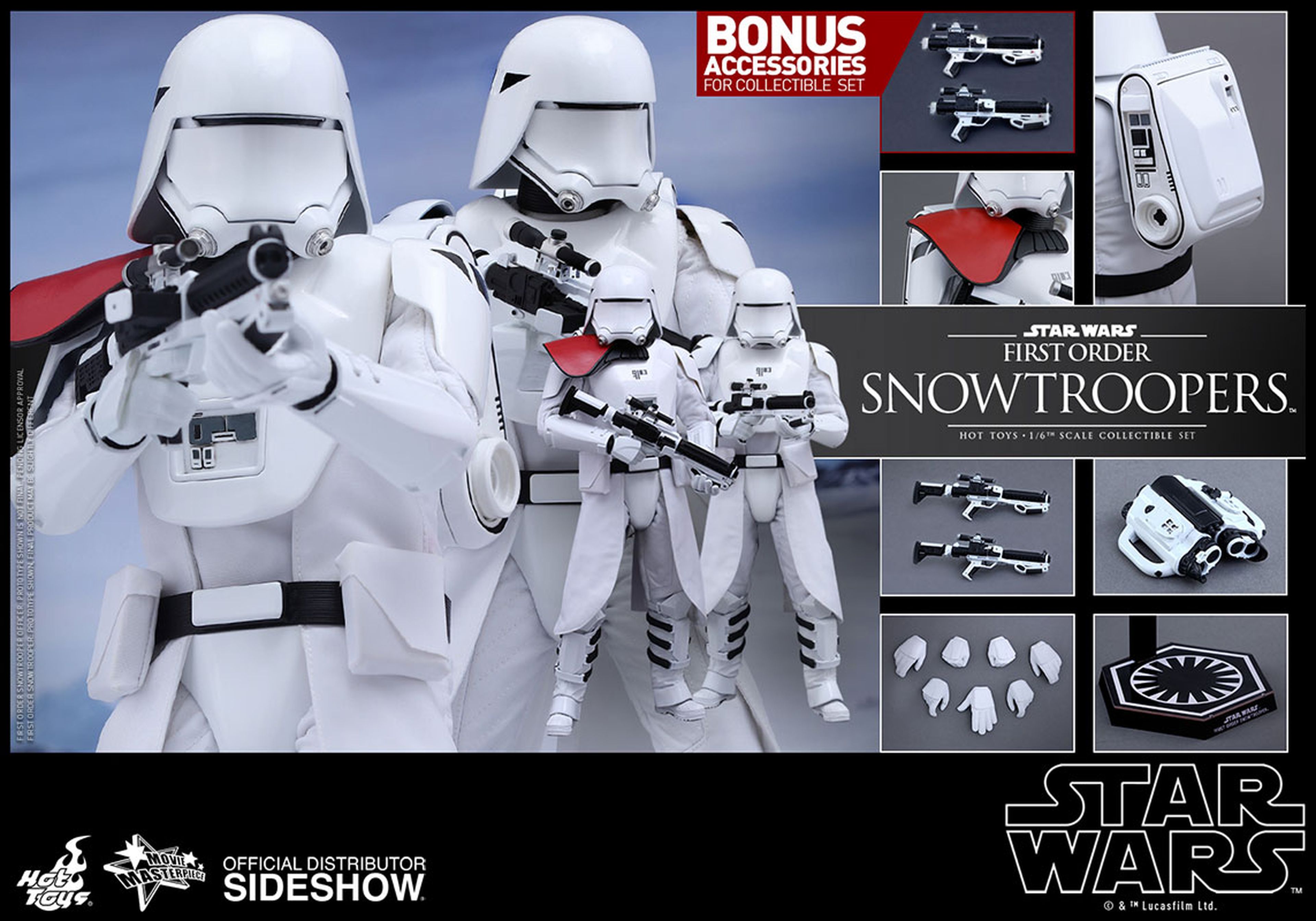 Star Wars. Pack doble Snowtrooper Hot Toys