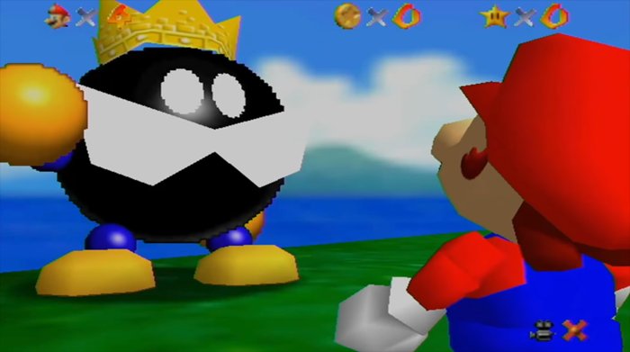 Super Mario 64 - Rey Bob-omb Super Mario 64 - Rey Bob-omb
