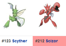 Scyther/Scizor Pokémon Go - Scyther/Scizor
