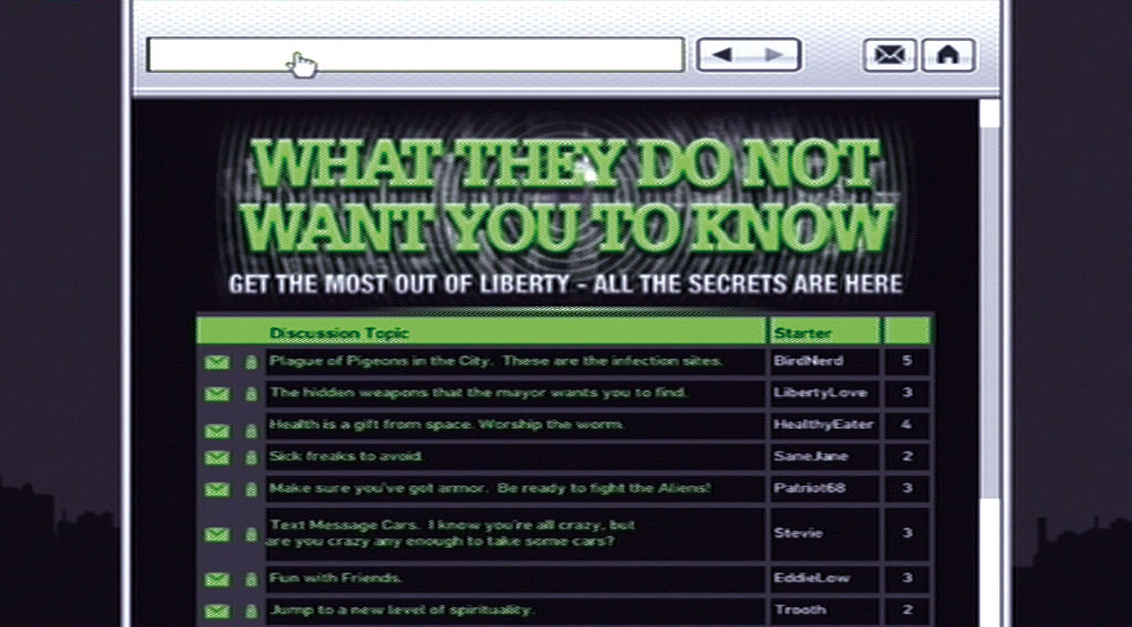 GTA IV Episodes from Liberty City: Direcciones de Internet
