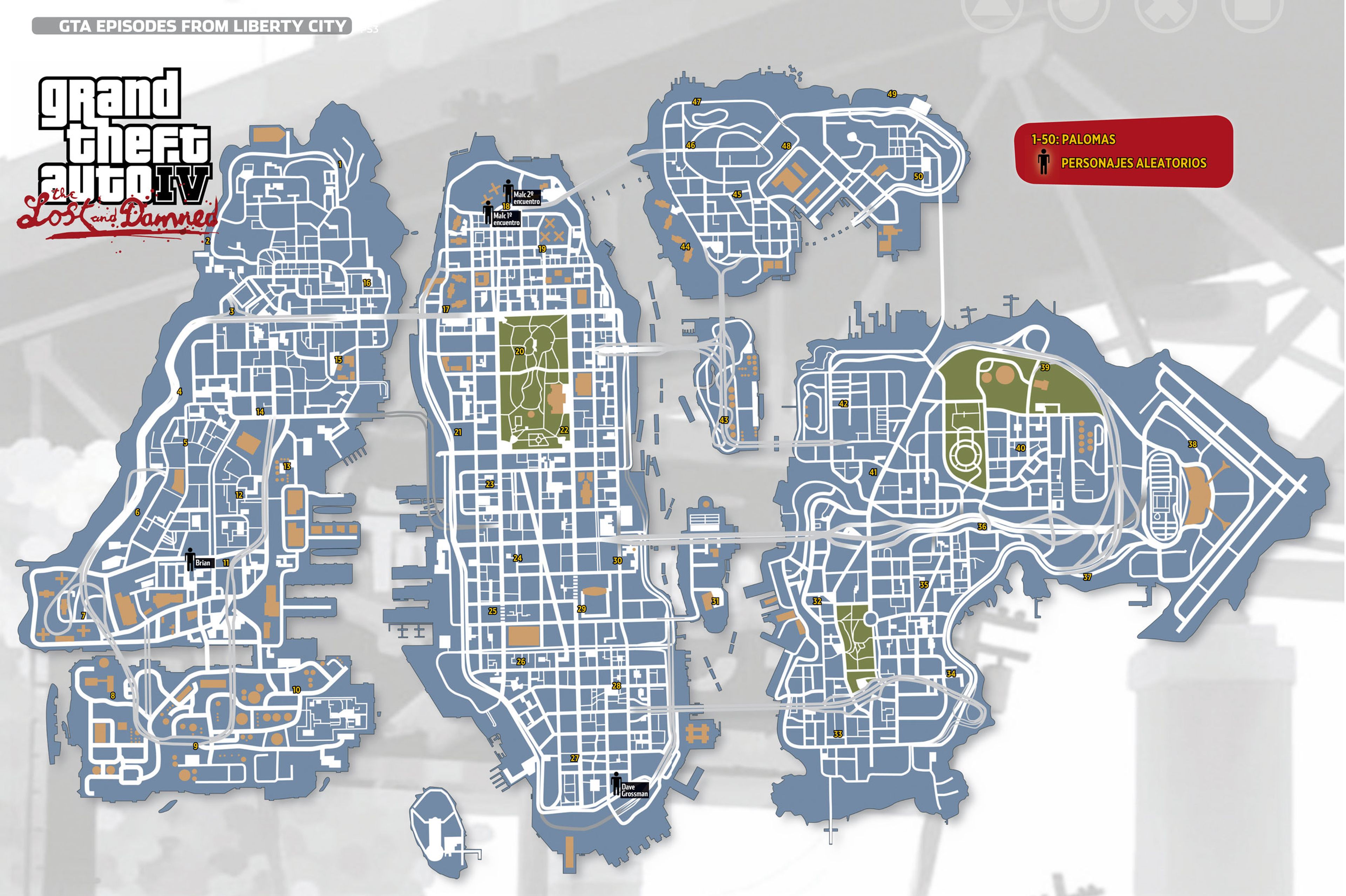 GTA IV Episodes from Liberty City Mapas