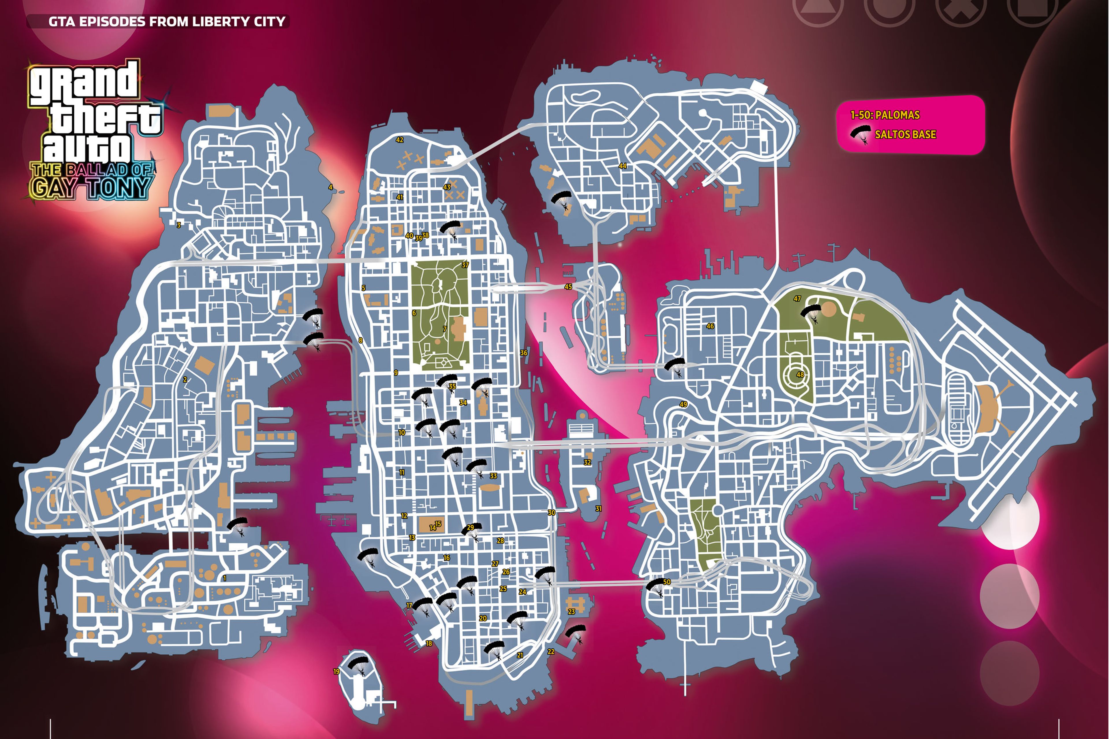 GTA IV Episodes from Liberty City Mapas