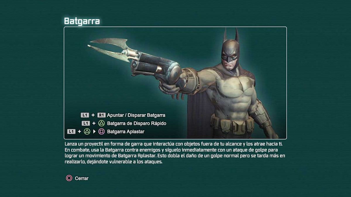 Batman Arkham City - Los gadgets de Batman
