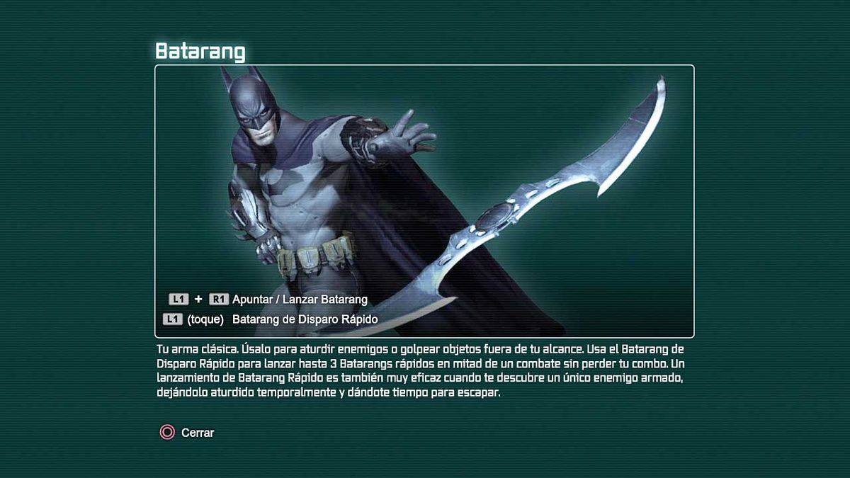 Batman Arkham City - Los gadgets de Batman