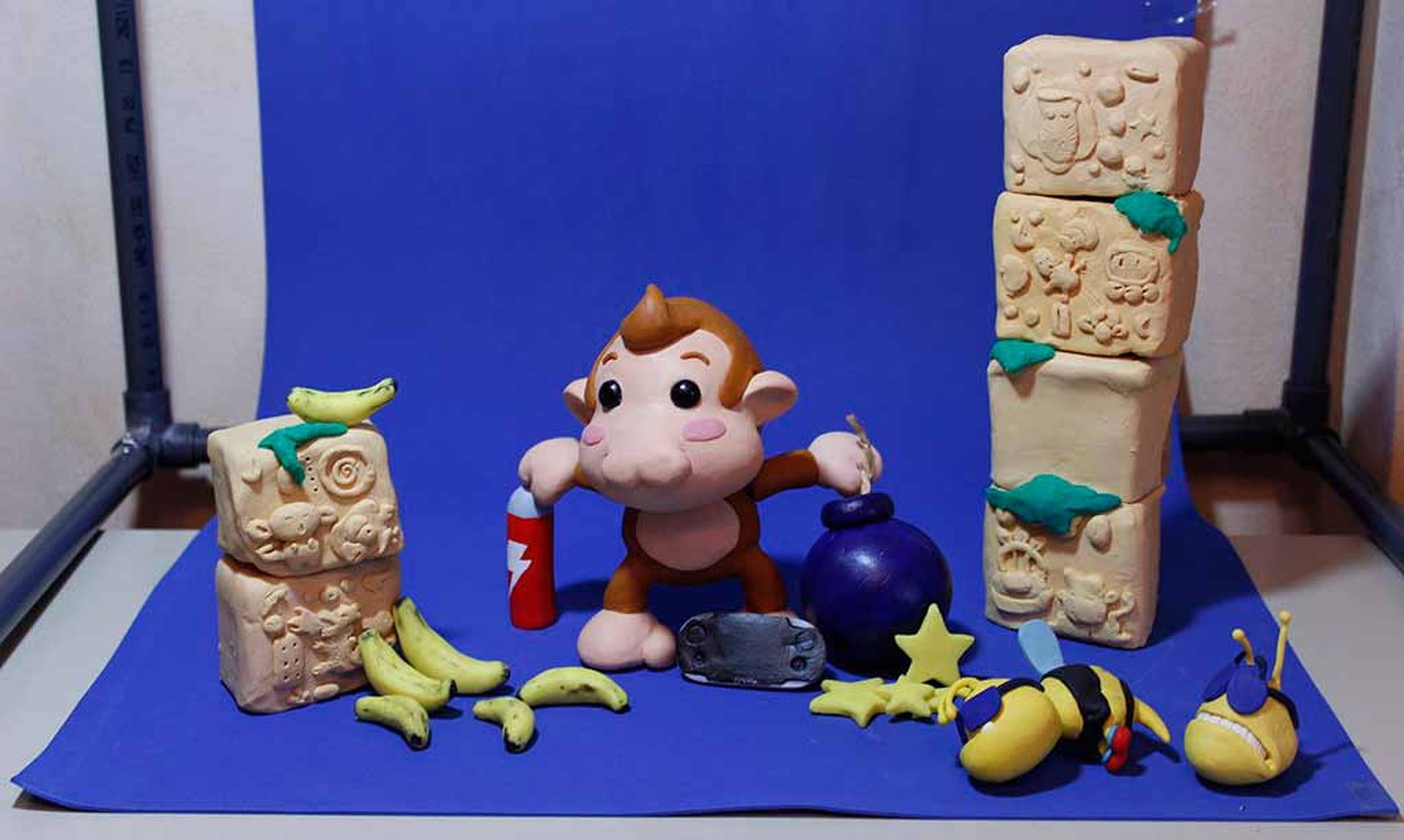 baboon stop motion