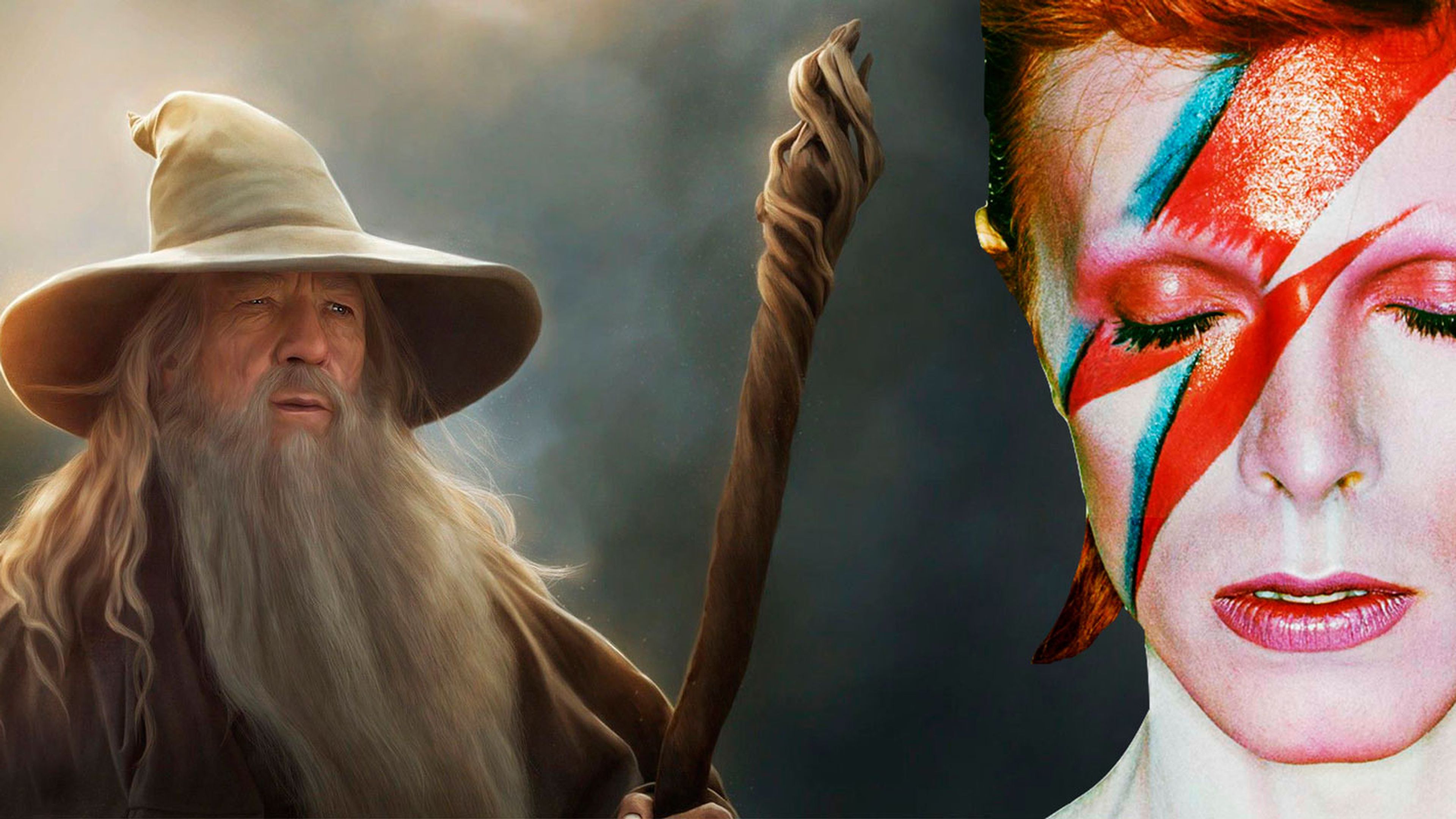 David Bowie cómo Gandalf