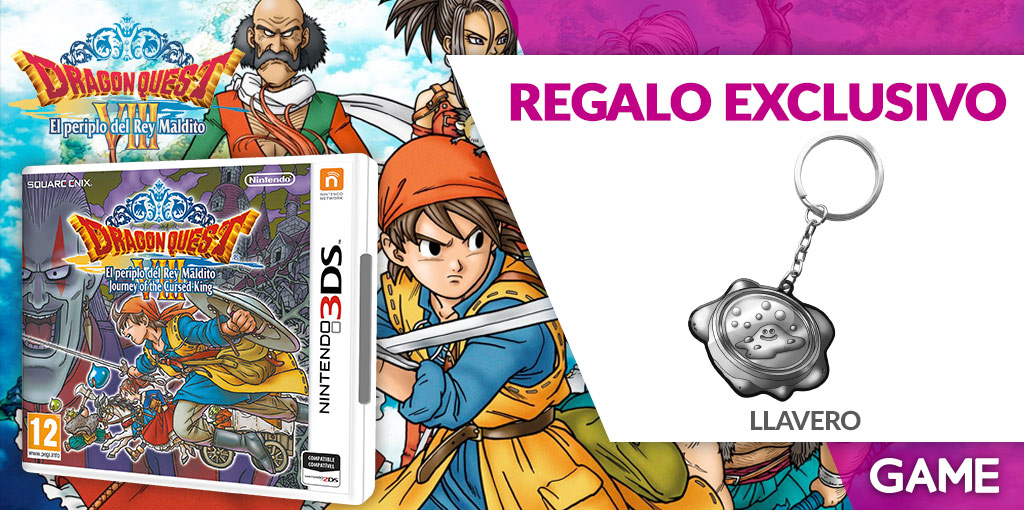 Dragon Quest VIII El Periplo del Rey Maldito 3DS - Regalo de reserva en GAME Dragon Quest VIII El Periplo del Rey Maldito 3DS - Regalo de reserva en GAME
