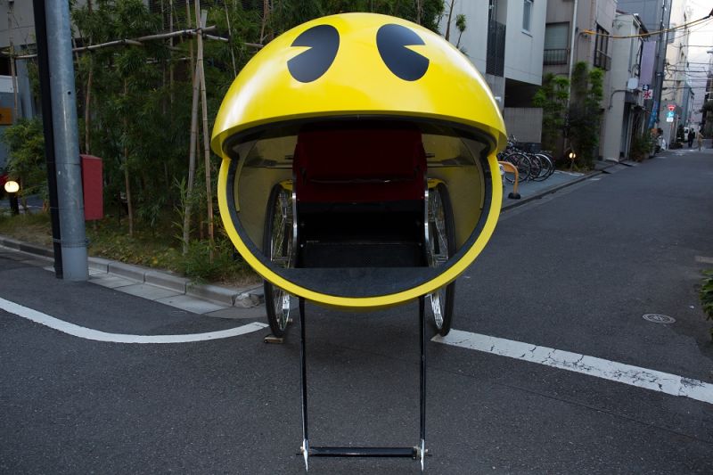 Pac-Man rickshaw Tokyo, Bandai Namco, Navidades