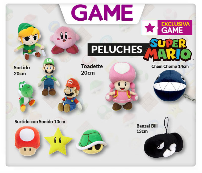 Peluches best sale de nintendo