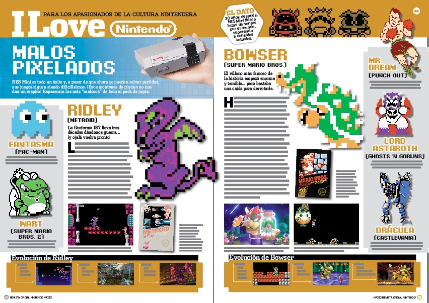 Retro Reportaje: malos pixelados Retro Reportaje: malos pixelados