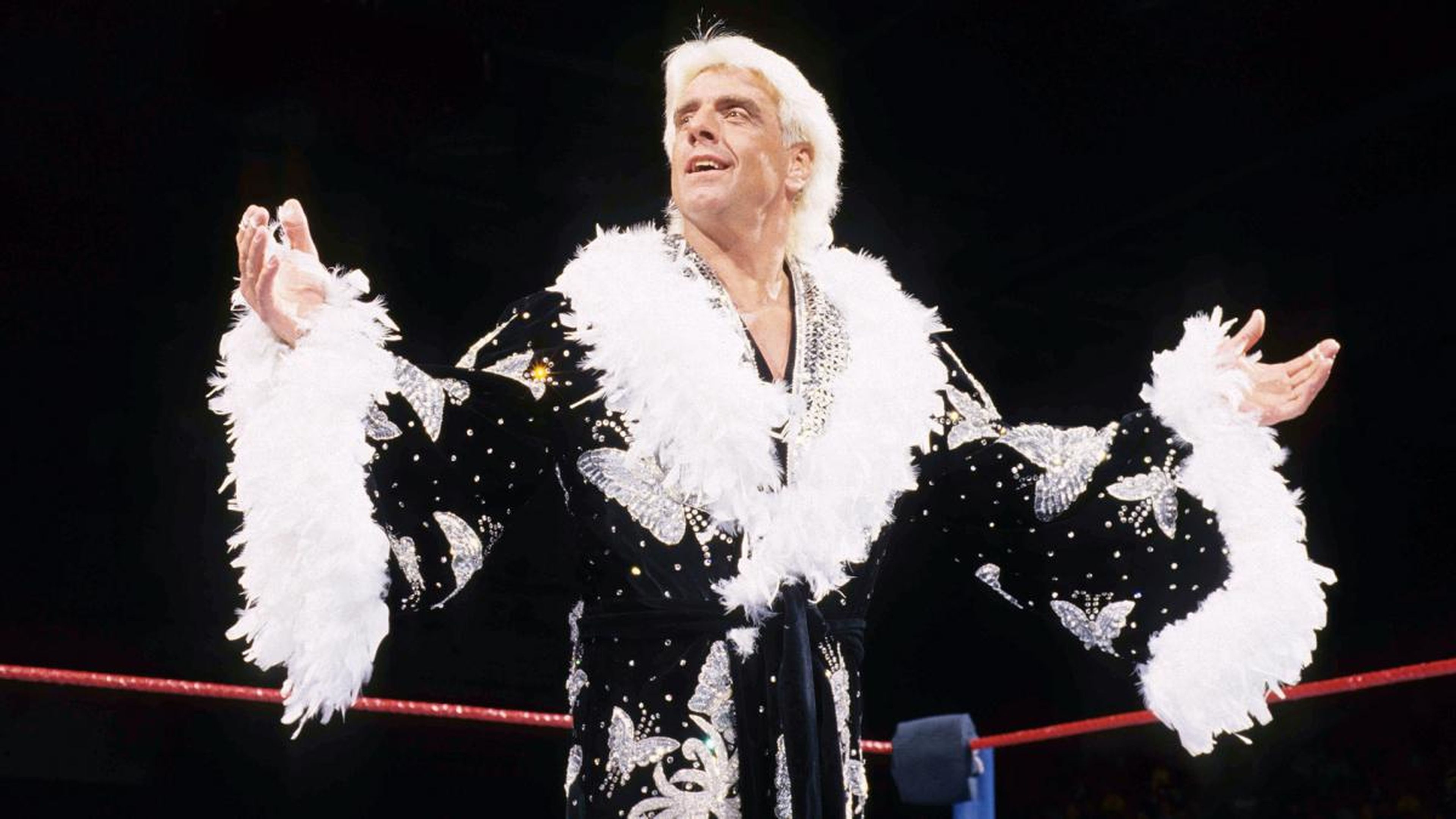 Ric Flair durante su etapa de luchador en la WWE