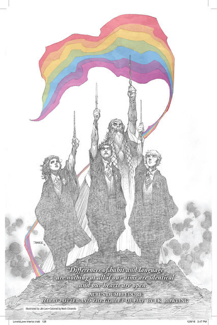 Rowling Harry Potter LGTB Love is Love
