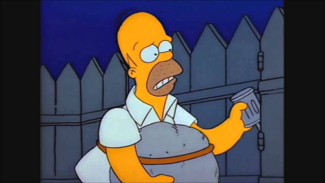Simpson 1x3 3 Homer suicidio roca